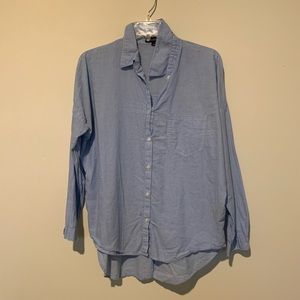 Margot light blue striped button down shirt